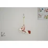 Addobbo Appendino Aereo Di Vetro Con Babbo Natale 8X9X7 Cm