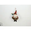 Addobbo Appendino Babbo Natale 12,5 Cm Per Albero Di Natale