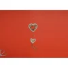 Addobbo Appendino Cuore Di Legno Con Pendente 50X2X18 Cm