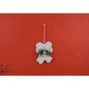 Addobbo Appendino Fiocco Con Pigna 12X3,5X10 Cm Per Albero Di Natale