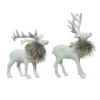 Addobbo Appendino Renne Bianche Per Labero Di Natale 11X3X15 Cm 1Pz