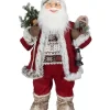 Addobbo Babbo Natale Elias 80 Cm