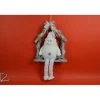 Addobbo Dietroporta Fuoriporta Babbo Natale Bianco 50X9X29 Cm Per Natale