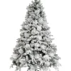 Albero Di Natale Bianco Innevato Big Sky Con Pigne 240Cm | Chianese