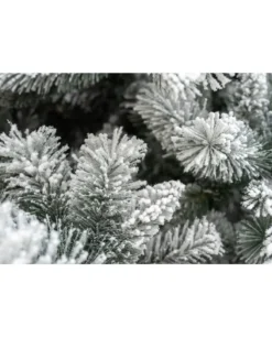 Albero Di Natale Bianco Innevato Big Sky Con Pigne 240Cm | Chianese