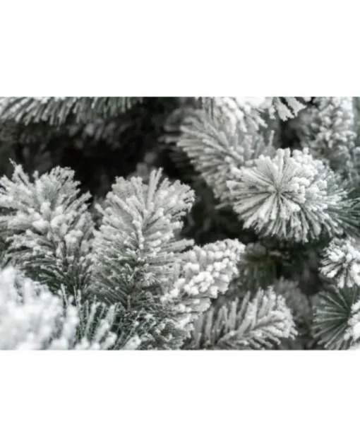 Albero Di Natale Bianco Innevato Big Sky Con Pigne 240Cm | Chianese