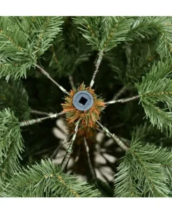 Albero Di Natale Effetto Real Touch Edward H210 Cm Sistema Apertura A Ombrello