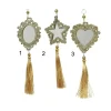 Appendino Specchi Cuore - Stella - Ovale 7X25Cm 7.5X23Cm , 8X24.5Cm