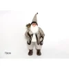 Babbo Natale Con Cappotto E Pelliccia 79Cm