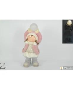 Bimba C/Cappello Rosa E Palla Luminosa 5