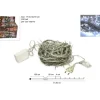 Catena 240 Luci Minilucciole Led Luce Bianca Per Albero Di Natale 11.60 Mt