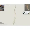Catena Gocce Di Luci 360 Led Bianco Caldo 3Mt Per Albero Di Natale
