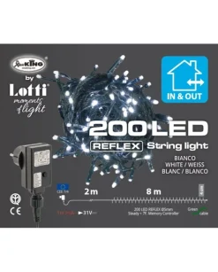 Catena Lineare Tl-C 200 Led Bianco O5Mm Reflex, Memory Controller 8 Giochi