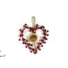 Dietroporta Buon Natale Forma Cuore Con Bacche 19X19 Cm