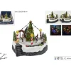 Giostrina Pista Pattinaggio Con Luci 18X22,5X22,5Cm