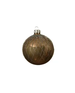 Gl Deco Bauble Curved Top Linecashmere B