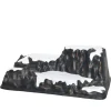 Montagna Base In Plastica Nera Innevata