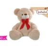 Orso Con Fiocco 60Cm Per Natale