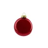 Pallina Sfera Di Vetro Liscia 100Mm Vinaccio Per Albero Di Natale