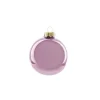 Pallina Sfera Di Vetro Liscia 100Mm Glicine Per Albero Di Natale