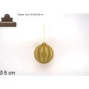 Pallina Sfera Di Vetro Oro O8Cm Per Albero Di Natale !Pz