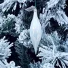 Pendente Appendino Di Vetro Liscio Bianco 4Cm 1Pz