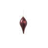 Pendente Di Vetro 20Cm Burgundy Per Albero Di Natale