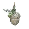 Pigna Decorativa Da Albero 8 Cm Inbiancata