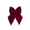 Puntale Fiocco Di Velluto 40X40Cm Burgundy Per Albero Di Natale E Addobbo