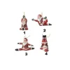 1Pz Addobbo Appendino Babbo Natale Per Albero Di Natale