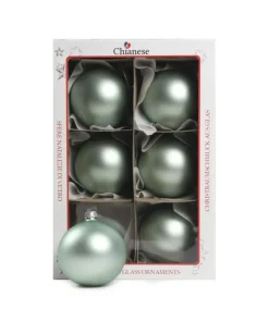 1Pz Pallina Di Vetro Tinta Unita Tiffany Opaco 80Mm