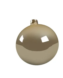 1Pz Pallina Sfera Di Vetro Liscia Champagne Lucido 80Mm