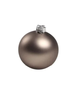 1Pz Pallina Sfera Di Vetro Liscia Bronzo Opaco 60Mm