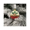 1Pz Pallina Sfera Di Vetro Decorata A Mano 80Mm Per Albero Di Natale