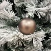 1Pz Pallina Sfera Di Vetro Liscia 100Mm Per Albero Di Natale Brown