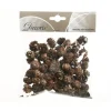 Sacchetto Pigne Naturali Glitterate45Gr Per Decori Natalizi