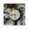 Sfera Di Vetro Decorata A Mano 150Mm Per Albero Di Natale